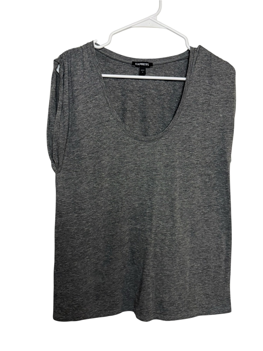 Express Women’s Dark Gray Scoop Neck Tank Top